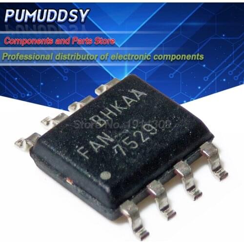 5PCS FAN7529MX SOP8 FAN7529 7529 SOP SMD IC