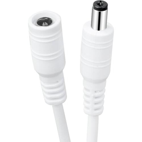 5Pcs DC 12V Power Connector Cable For 5.5mmx2.1mm Extension Male Female Plug Wire LED Strip Radio Printer CCTV Security Camera