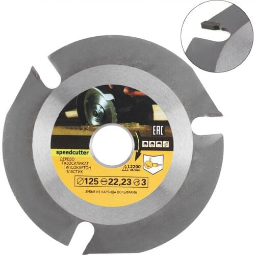 125MM Circular Carbide Saw Blade Angle Grinder Disc Wood Cutter Quick Cutting Hard Alloy Saw Blade for Cutting Wood