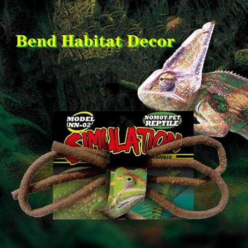 Reptile Jungle Vines Flexible Bendable Jungle Climber Reptile Terrarium Decor for Chameleon Lizards Gecko Snakes