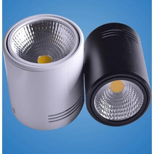 Hot sale 12W/18W Surface Mounted LED Downlights AC110V/AC220V LED Downlight With White/Cold White/Black/White Housing Colors