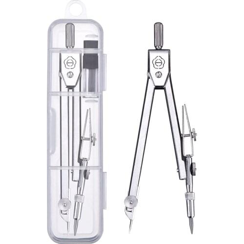 Drawing Design Engineering Compass Math Geometry Tools For Circles School Supplies For Student Stationery (Included Box)