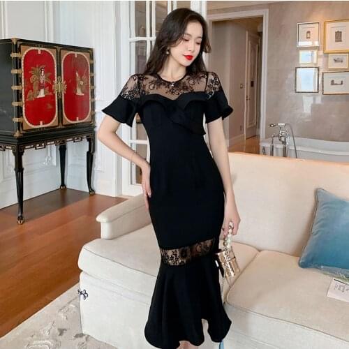 MingJieBiHuo Summer Dresses With Lace