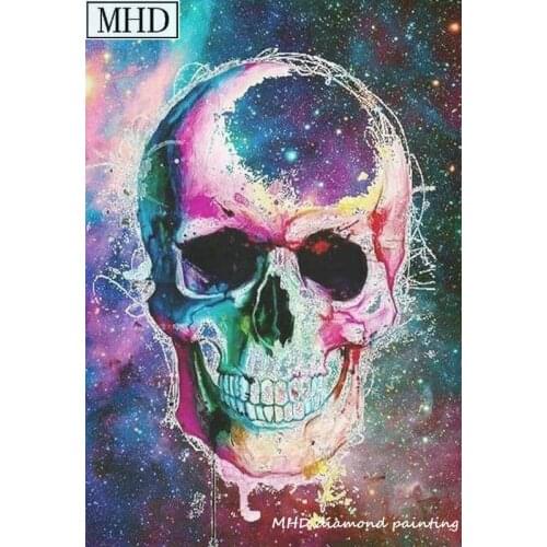 Multi Style Skull Icon Square Round Full Drill 5D DIY Diamond Painting Suite 3D Crystal Mosaic Home Decor Gift