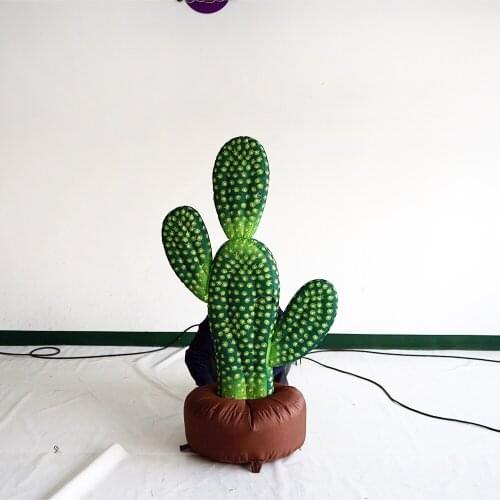 Inflatable Cactus for Party Accessory Party Concert Club Ornament Continuous Blowing Outdoor Advertising Product