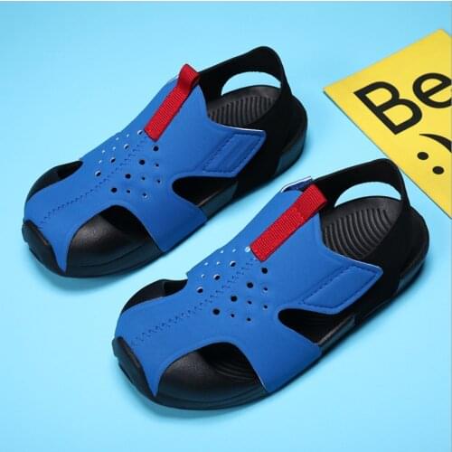 Sandals Kids Outdoor Beach Water Shoes Summer Boys Non-slip Outdoor Sneakers Soft Sole Hook Aqua Sport Sandals for Girls