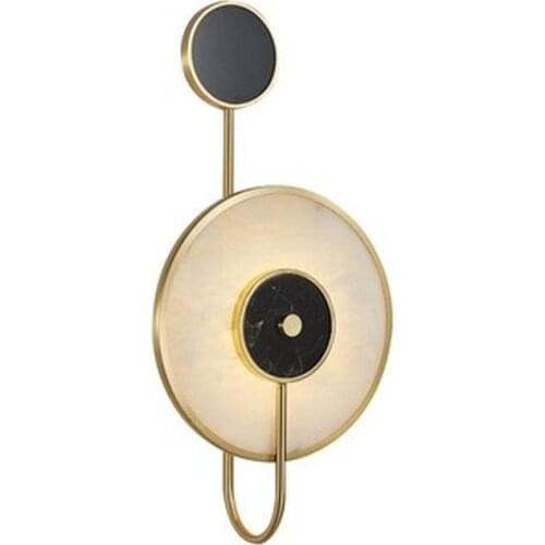 Nordic modern marble modern minimalist bedroom living room porch study background wall light luxury bedside wall lamp LB101008