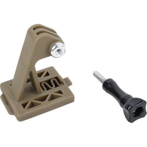 Tactical Helmet Mount for Gopro xiaoyi 4k Excavator ARM Mount NVG Helmet Base Bracket Black Tan for SJCAM