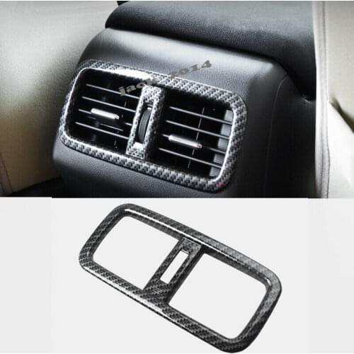 Carbon fiber Inner Rear Air Outlet Vent Cover Trim For Honda CR-V CRV 2012 2013 2014 2015 2016