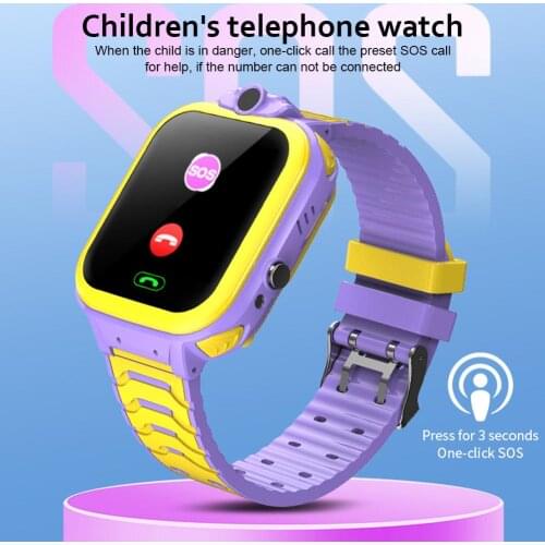 Waterproof Smart Watch Emergency Call Positioning Child Watch With Color Box For Boys Girls