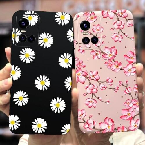 Colorful Flowers Case For Vivo S10 Pro Case V2121A Soft Silicone Cute Painted Cover For Vivo S 10 Pro S10 Phone Cases Shockproof