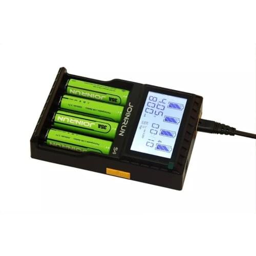 S4 LCD Battery Charger DC12V 2A Output 4.35 V 4.2 V 3.6 V charger for 18650 26650 17650 14650 12650 AA AAA Li-ion NiMH Li-FePO4
