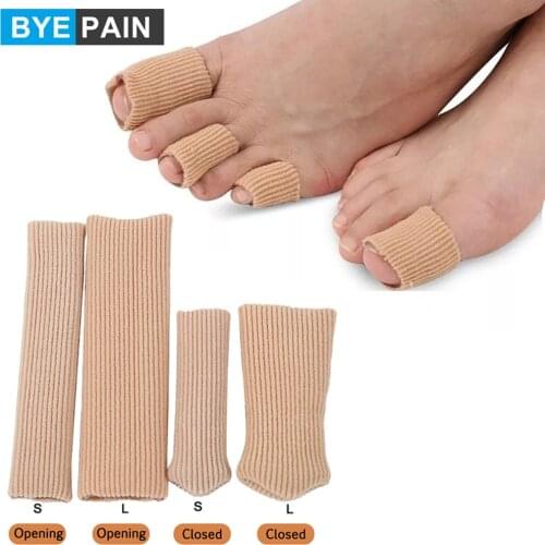 1Pcs Soft Gel & Fabric Finger Toe Protector Separator Applicator Pedicure Corn Callus Remover Hand Pain Relief Foot Care Tool