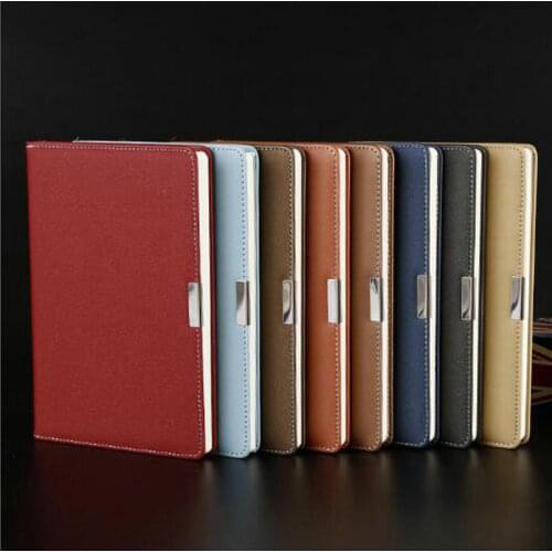 1PCS A5 PU Leather Business Notebook Daily Memos Paper Journal Notebook Office Stationery