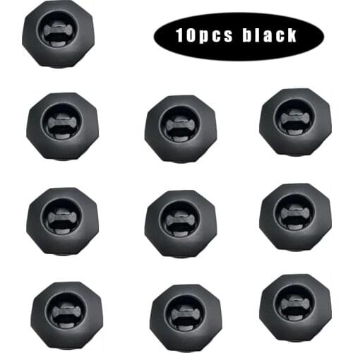 10pcs Dual Layer Car Mat Retainer Carpet Buckle Twist Plastic Clip Fixing Mounting Fixing Grip Clamps Anti-Slip Floor Holders