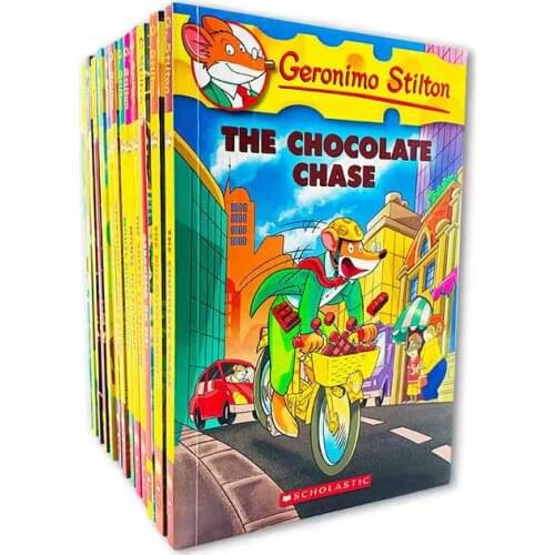 5 Books Geronimo Stilton 71-75 Humor Adventure Explore Brave Comic full-color Fiction Kids English Picture story Book 7-12 years