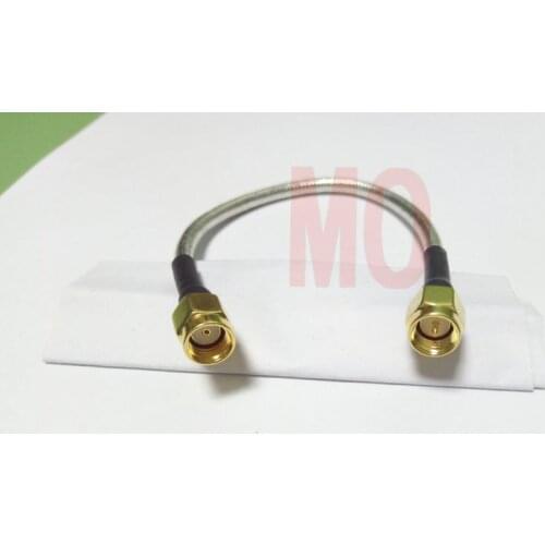 20PCS SMA male plug to RP-SMA male straight pigtail cable RG402 Selling
