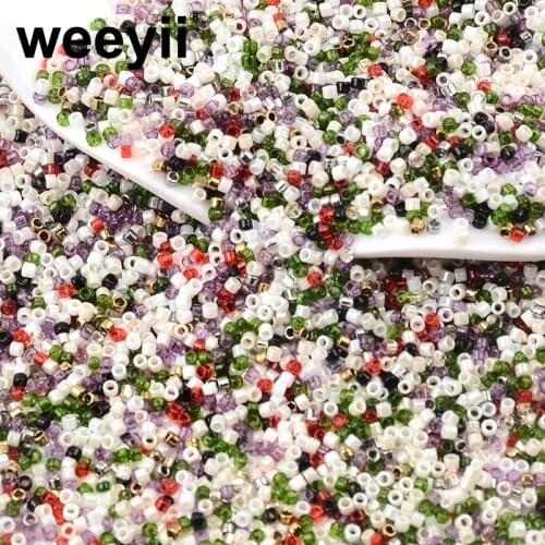 Approx.1000pcs 2MM Charm Czech Glass Beads For Jewelry Making DIY Bracelet Necklace Earrings Accessories