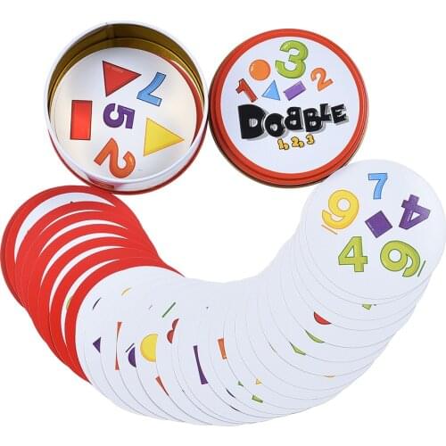 Spot It Animals Camping Card Game Spot it Alphabet Board Games Holidays Dobble Game English Game Party Family Playing Games Card