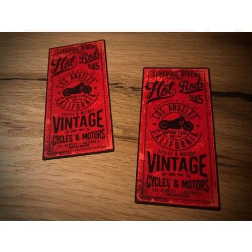 Hot Rod Aufkleber Vintage Motorcycle Motor USA Bobber Retro Oldtimer #015