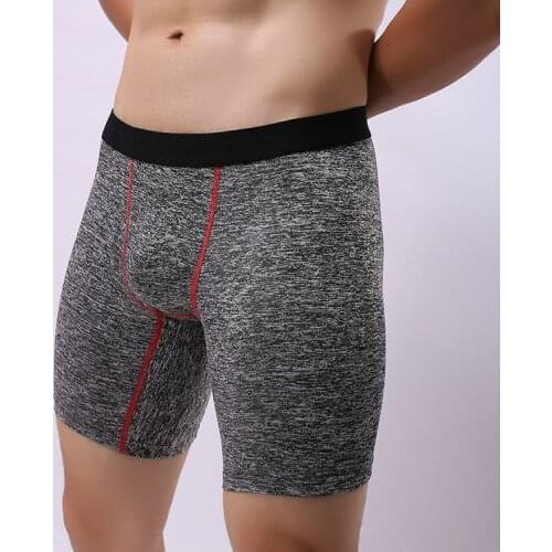 Sports Mens Long Underwear, Cotton Sweat-absorbent Mens Underwear, Wear-resistant Legs, Breathable Underwear, Mens Underwear