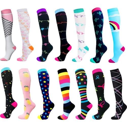 Men Women Compression Socks Sports Socks Crossfit Nylon Anti-swelling Shapper Socks Prevent Varicose Veins Socks
