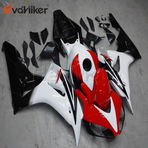 ABS motorcycle fairing for CBR1000RR 2006 2007 red white black CBR1000 RR 06 07 motorcycle panels 5Gifts Injection mold