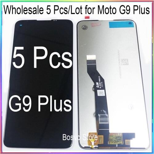 WholeSale 5 Pcs/lot for Moto G9 Plus LCD Screen Display with Touch Digitizer Assembly for Moto G9 Play