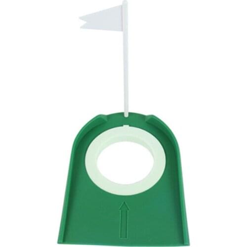 Golf Putting Regulation Cup Hole Flag Indoor Home Yard Outdoor Practice Training Trainer Aids Golf Bracelets Repair Kit Holder