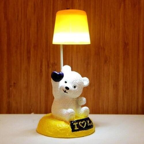 Modern Panda Yellow Navy Blue Panda Table Night light Luminous trinket trinket baratija حلية орнаментальный