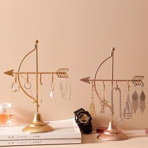 European Style Cupid Arrow Jewelry Rack Vertical Girl Heart Earrings Earrings Necklace Hand Jewelry Display Rack