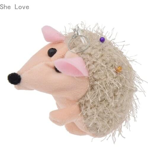 Chzimade Hedgehog Shape Cute Sewing Pincushion with Soft Cotton Fabric Pin Cushion Pin Patchwork Holder Needlework Accessory