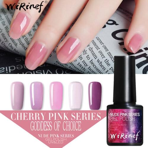 WiRinef Nail Gel Polish UV LED Lamp Gel Soak Off Gelpolish Semi Permanent Gel Varnish 8ml Gel Polish