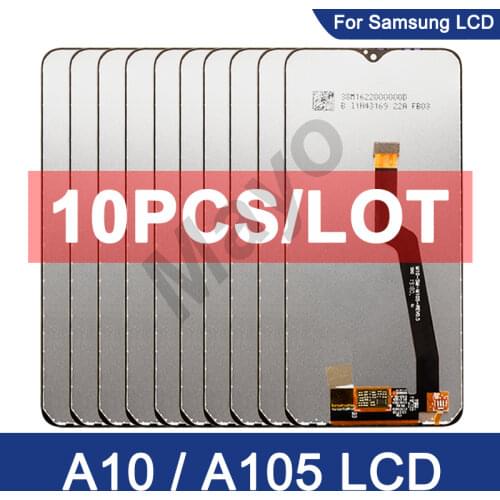 10pcs/lot 100% Original A10 For Samsung Galaxy A10 LCD Display A105/DS A105F A105FD A105A Touch Screen Digitizer Assembly Parts