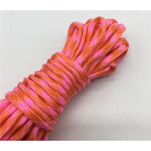 10yds Paracord 550 Parachute Cord Lanyard Rope Mil Spec Type III 7 Strand Climbing Camping Survival Equipment #Multicolor SZ143