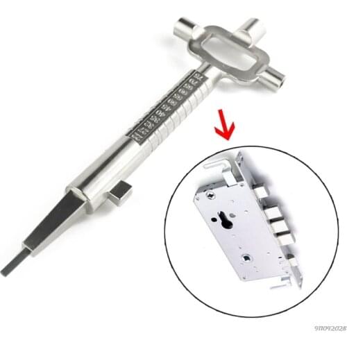 19cm/ 7.5inches Durable Locksmith Tool Cylinder Gage Cam Turner Spindle Turner Multi Purpose Useful Guage Silver M25 Wholesales