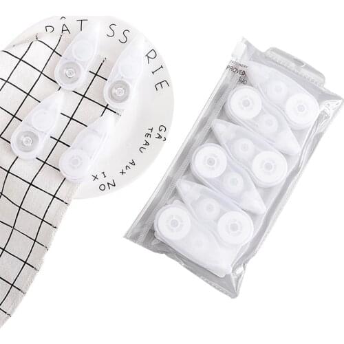 6PCS Simple Transparent Film Correction Tape For Students With Large Capacity Correction Tape For Office And School Supplies
