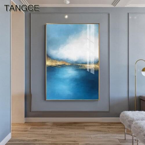 Abstract Blooming Color Wall Art Painting Scandinavian Canvas Poster Print Modern Wall Pictures for Living Room Nordic Home Deco