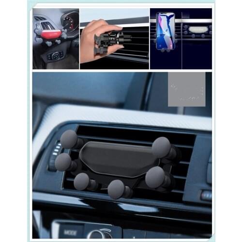 Car accessories gravity mobile phone bracket creative multi-function clip for BMW Z4 E85 E89 i8 and i3 E39 E61 E60 E63 F07 F10