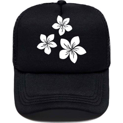 Brilliant Branches Beautiful Fancy Pattern Flower print Baseball Cap Trucker Hat For Women Men Unisex Mesh Parent-child Hats
