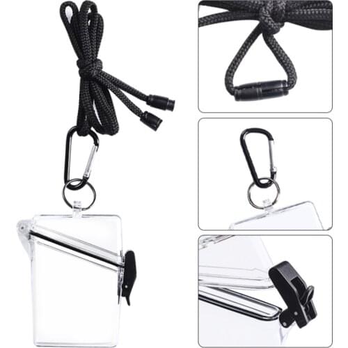 Multifunctional Ins Transparent Plastic Cigarette Case Box Fashion Hard Shell Waterproof Business Card Case Storage Case