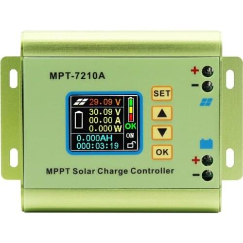 Digital MPPT Solar Charge Controller for Lithium Battery 24V / 36V / 48V / 60V / 72V Battery Pack Output 0-10A MPT-7210A