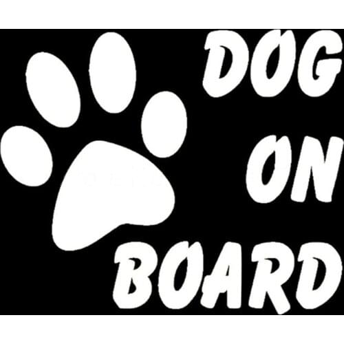 Baby Pet Dog on Board Car Stylish Car Stickers Reflective Warning Sign Dacel