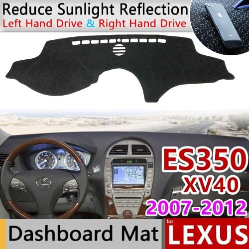 For Lexus ES ES350 2007~2012 XV40 Anti-Slip Mat Dashboard Cover Sunshade Dashmat Protect Accessories ES240 350 2009 2010 2011