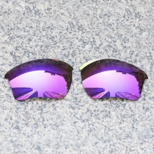 E.O.S Polarized Enhanced Replacement Lenses for Oakley Half Jacket 2.0 XL Sunglasses - Violet Purple Polarized Mirror