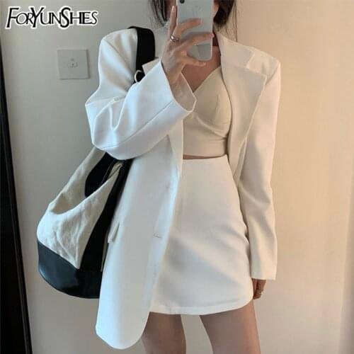 FORYUNSHES Women's Suits With A Skirt