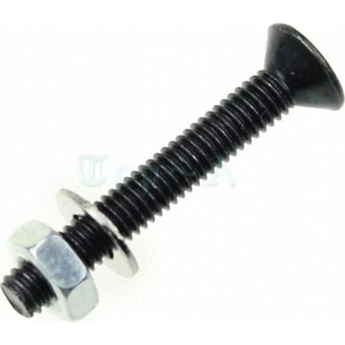 Gdstime 100pcs High Quality Metric M4x30 Black Cross Recessed Phillips Pan Head Screw 4mm x 30mm