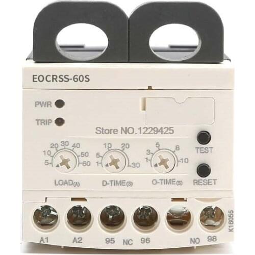 Intelligent Thermal Overload Relay Electircal Over Current Starting Time Adjustable Relay Phase Loss Fail Motor Protector