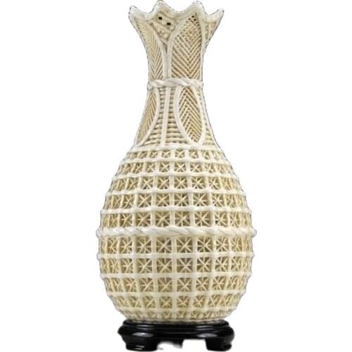 China Dehua porcelain handmade exquisite rare vaseshome decoration