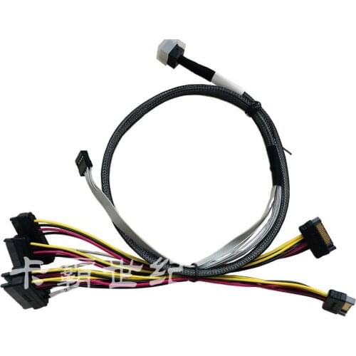 Amphenol 12GBMiniSAS HD Data Cable SFF-8643 to 8482for SAS93XX-8i